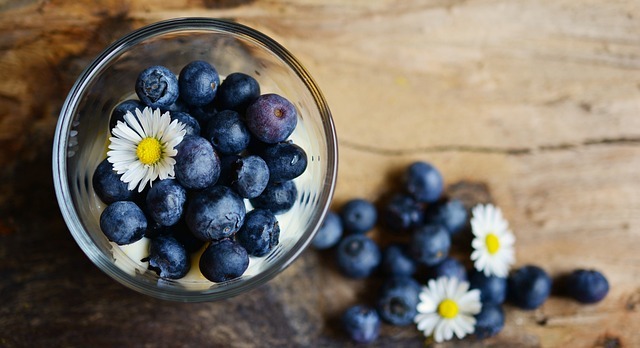 blueberries, berries, fresh