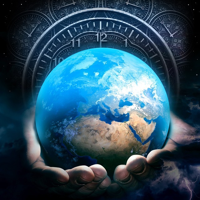 earth, hour, clock