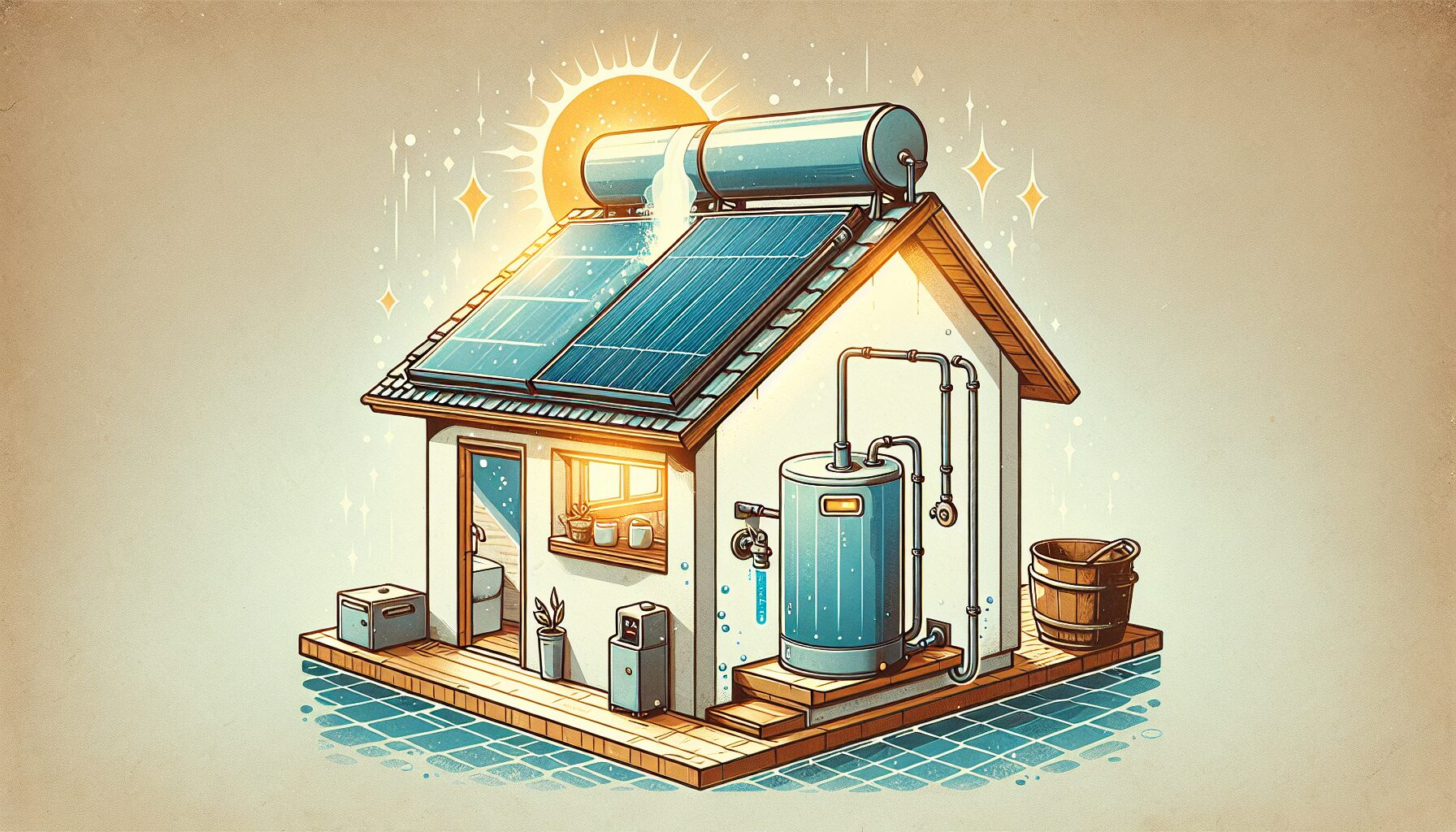 Safe and consistent water heating with solar water heaters