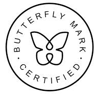 Butterfly mark the mark of higher clothing